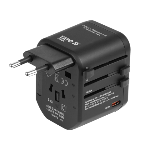 Adapter podróżny Yato (150 krajów)