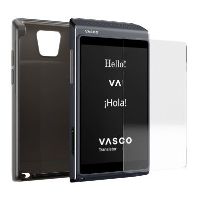 Zestaw ochronny dla Vasco Translator Q1 Dark Caramel