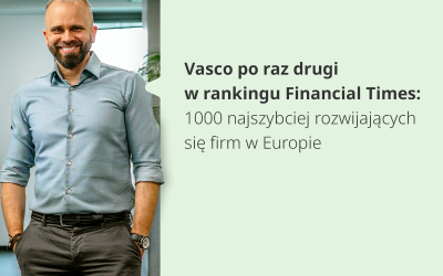 Vasco drugi raz z rzędu na liście Financial Times!